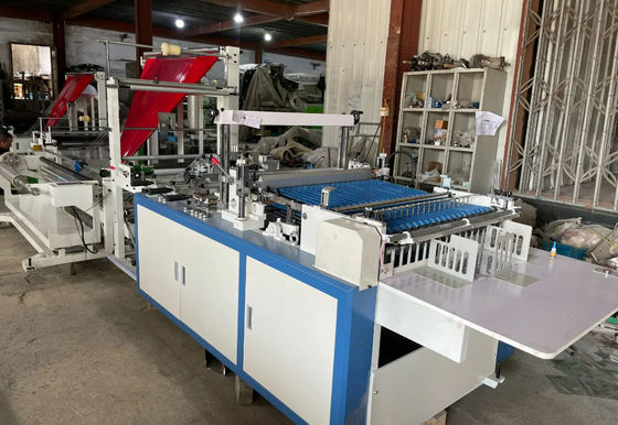 3.5KW Τρεις πλευρές σφράγιση σφραγίδα τσάντα κατασκευής μηχανή υψηλή ταχύτητα 120pcs / min